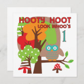 T - Shirt und Geschenke zum ersten Geburtstag Einladung (Vorne/Hinten)