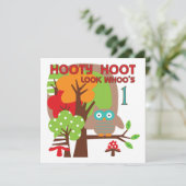 T - Shirt und Geschenke zum ersten Geburtstag Einladung (Stehend Vorderseite)