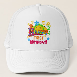 T - Shirt und Geschenke zum ersten Geburtstag Truckerkappe