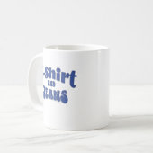 T - Shirt und Jeans Kaffeetasse (Vorderseite Links)