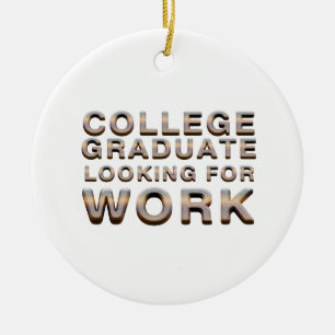 T-SHIRT Uni-graduierte suchende Arbeit Keramik Ornament