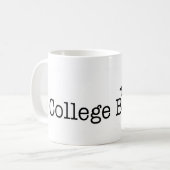 T-SHIRT Uni-Grenze Kaffeetasse (Vorderseite Links)