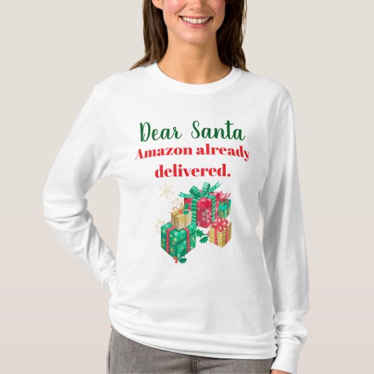 T - Shirt Unisex Funny Holiday Sweatshirt (Vorderseite)