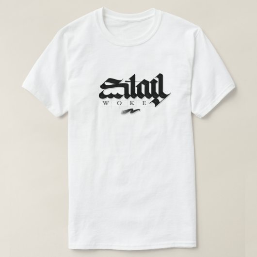 T-Shirt unisex stay woke (Design vorne)