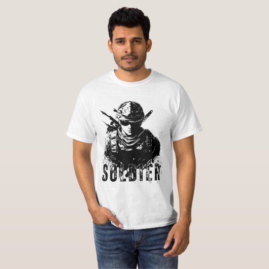 T - Shirt universeller Soldat (Vorne ganz)