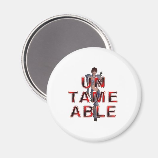 T-SHIRT untamable Magnet (Vorderseite/Rückseite)