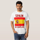 T - Shirt unter der Flagge Spaniens (Vorne ganz)