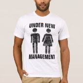 T - Shirt "UNTER NEUEM MANAGEMENT" (Vorderseite)