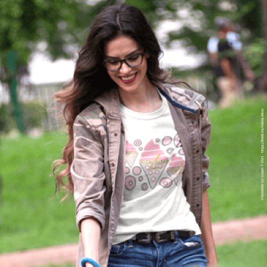 T - Shirt - Unwiderstehliche Eiscreme