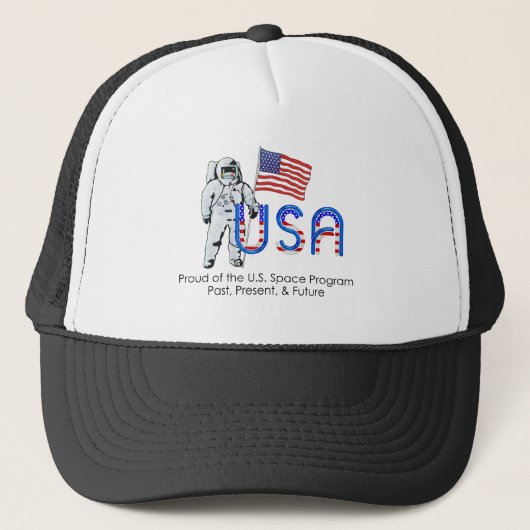 T-SHIRT-US-Raum-Programm Truckerkappe (Vorderseite)