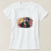 T - Shirt usa Bald Adler als Onkel Sam Outfit is d (Design vorne)