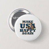 T-SHIRT USA Happy Buttons (Vorne & Hinten)