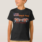 T-Shirt USA muscle cars (Vorderseite)