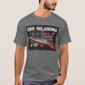 T - SHIRT USS Oklahoma (BB-37) (Vorderseite)