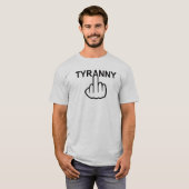 T - Shirt V-Neck-Böse Tyranny (Vorne ganz)