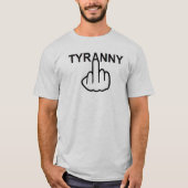 T - Shirt V-Neck-Böse Tyranny (Vorderseite)