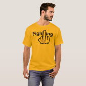 T - Shirt V-Neck-Kämpfe Dreh (Vorne ganz)