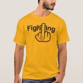 T - Shirt V-Neck-Kämpfe Dreh (Vorderseite)