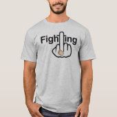 T - Shirt V-Neck-Kämpfe Dreh (Vorderseite)