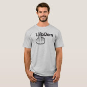 T - Shirt V-Neck Lib Dem Dreh (Vorne ganz)