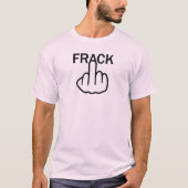 T - Shirt V-Neck Stopp Fracking (Vorderseite)