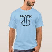 T - Shirt V-Neck Stopp Fracking (Vorderseite)