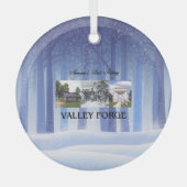 T-SHIRT Valley Forge Glass Ornament (Vorderseite)