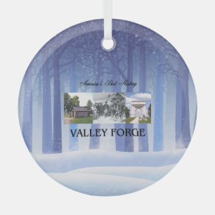 T-SHIRT Valley Forge Glass Ornament Aus Glas