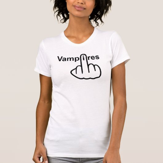 T - Shirt Vampires Gedreht (Vorderseite)