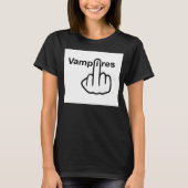 T - Shirt Vampires Gedreht (Vorderseite)