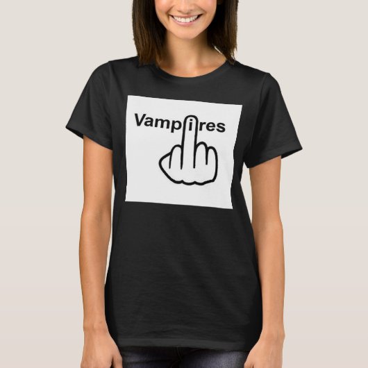 T - Shirt Vampires Gedreht (Vorderseite)