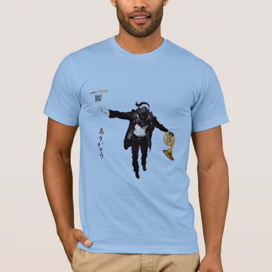 T-Shirt, van HOB, Waldhorn, Musikinstrument T-Shir T-Shirt (Vorderseite)