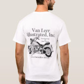 T-Shirt Vans Leer Illustrated - Fahrrad (Rückseite)