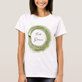 T - Shirt vegan Essen Grüner Slogan