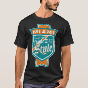 T - Shirt "Verblichenes Miami Beer Label" - Landkr
