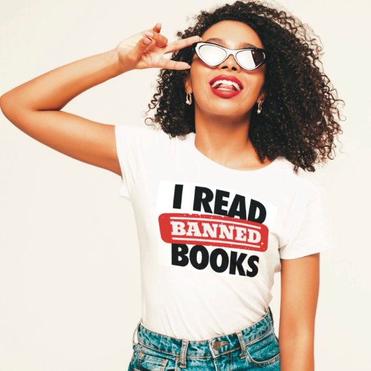 T - Shirt verbotene Bücher lesen