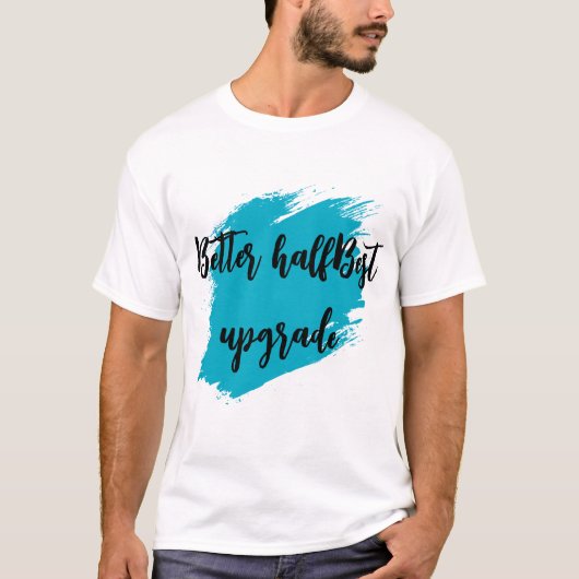 T-Shirt Verspieltes Partner-Upgrade-Design (Vorderseite)