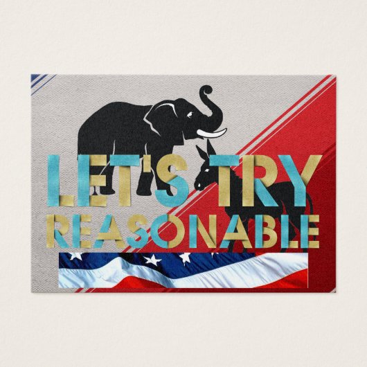 T-SHIRT versuchen wir, vernünftig zu sein (Vorderseite)