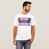 T - Shirt "Verteidigung unserer Demokratie" (Vorne ganz)