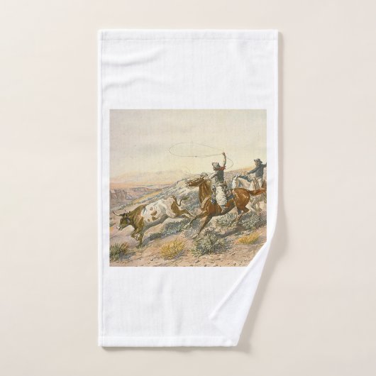 T-SHIRT Vieh-Antrieb Badhandtuch Set (Handtuch)