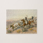 T-SHIRT Vieh-Antrieb Puzzle (Horizontal)