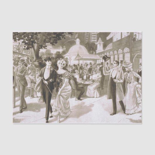 T-SHIRT viktorianische Tage Seidenpapier (Vorderseite)