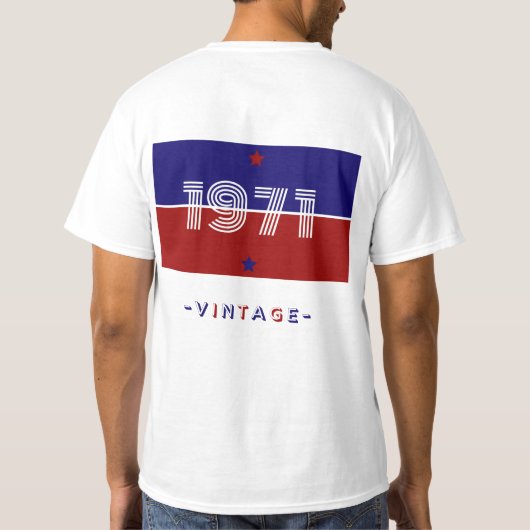 T-Shirt VINTAGE 1971 (Rückseite)