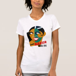 T - Shirt Vintage Kunst Josephine Baker Musik