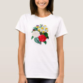 T - Shirt Vintager Blume (Vorderseite)