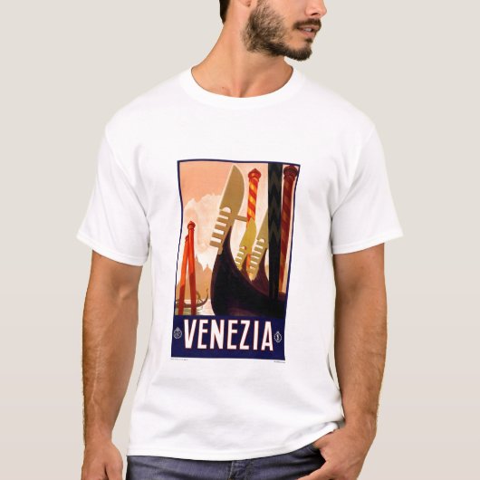 T Shirt-Vintages Venezia, Italien T-Shirt (Vorderseite)