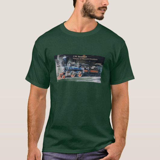 T - Shirt Virginia- und Truckee-Motor J.W. Bowker (Vorderseite)