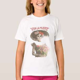 T-Shirt Viva la Muerte Kinder Halloween Kunst