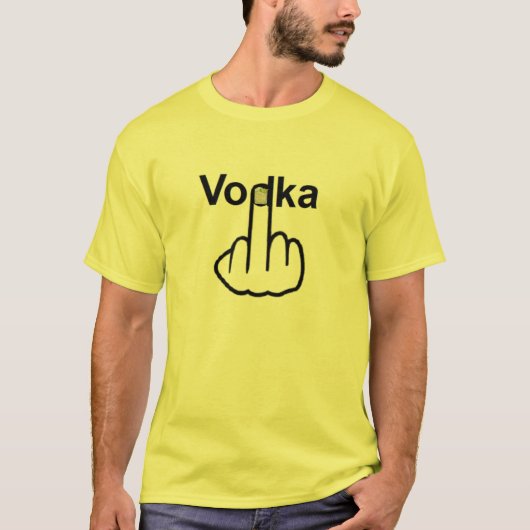 T - Shirt Vodka Drehte (Vorderseite)