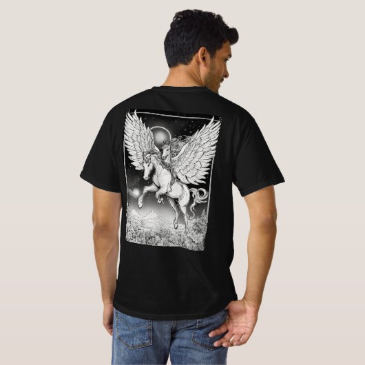 T - Shirt von Balck und Weißpferd (Schwarz voll)